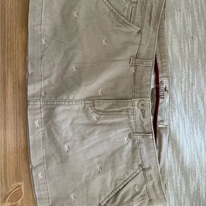 Hollister khaki mini Skirt